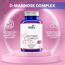 4-IN-1 URI POWER COMPLEX 1350mg - 60 ημέρες - D Mannose, Cranberry, Hibiscus, και Dandelion Herb - Φυσικά καθαρίστε το Bladder και Urinary Tract – Εξειδικευμένη Προσέγγιση για το UTI Revenance Pack των 2