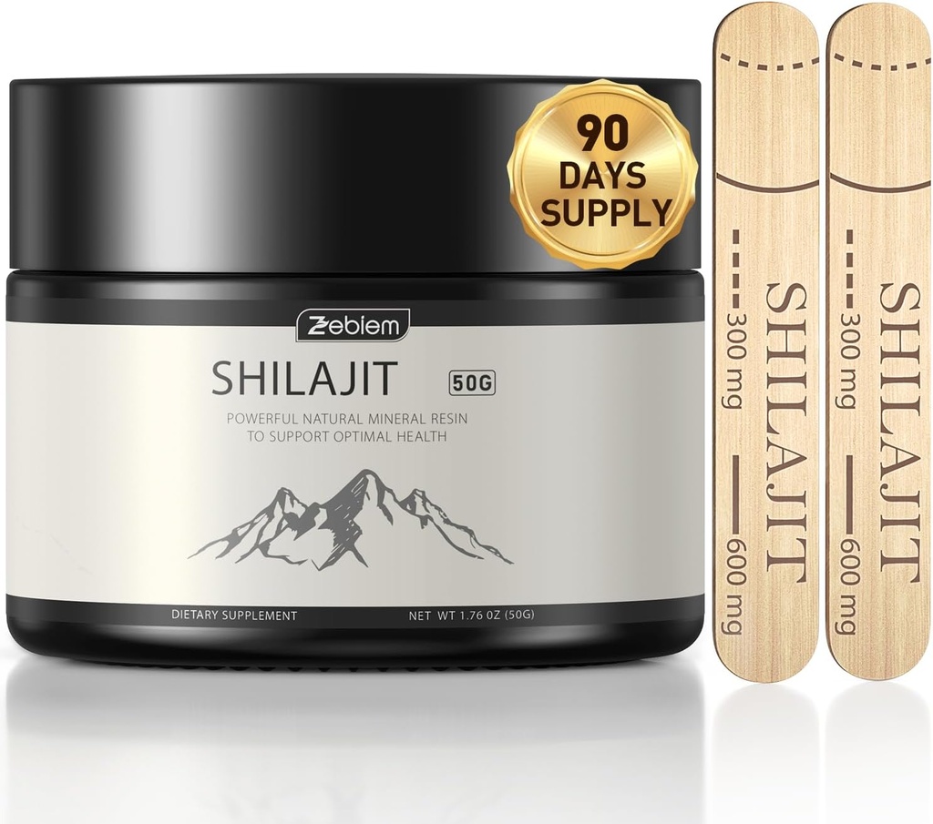 Shilajit Καθαρό Ιμαλαΐων Βιολογικό shilajit για άνδρες και γυναίκες shilajit Resin Προμήθεια με οργανική Ayurvedic Blend σε υψηλή ισχύ για την ενέργεια, ενίσχυση & υποστήριξη immune (50 γραμμάρια)