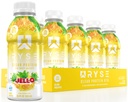 RYSE Clear protein İçgörü - Jell-O Island Pineapple - 100 Calories, 22g Whey Isolate Protein Shake, Sugar-Free, 0g Fat & Lactose-Free - Re-to-Drink İçecek - 16.9 fl oz Şişeler (12-Pack)