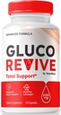 NutraRize Gluco Revive - Επίσημη Gluco Revive Χάπια για Σταθερά Επίπεδα, Κυκλοφορία, και Γενική Υγεία, Φυσική GlucoRevive Υποστήριξη για την Ευδοκία, GlucoRevive Pastillas Review (60 Κάψουλες)
