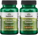Swanson Lactobacillus Gasseri - Probiyotik Supplement Supporting Digestive Health with 3 Milyar CFU - Design-Release Satiety & Fat Metabolism Desteği - (60 Veggie Capsules) 2 Şişeler