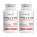 Myo-Inositol & D-Chiro Inositol συμπλήρωμα για τις γυναίκες - Ideal 40:1 Ratio - Υποστήριξη της γυναικείας ορμονάς Ισορροπία & Γονιμότητα & Οβαρική Υγεία - Vegan κάψουλες σκόνη - 60-Ημέρες προσφοράς