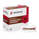 Dealmed Povidone Iodine 10% Swabsticks - Bireysel olarak Yara Bakımı ve Portatif İlk Yardım Kitleri için Mükemmel Paketler, 50/Box ( 1)