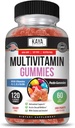 Kaya Naturals Adult Multi Vitamin Gummy, 120 Count, Biotin, Vitamin A, B-12, C & E, Including çinko, Folic Acid, Strawberry Flavor (120 Gummies)