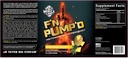 'Merica Labz F'N Pump'D Stimulant Free, Nitrik Oksit,Fully Dosed, Pump PreWorkout Toz (20 hizmet) (Upside Down Pinele)