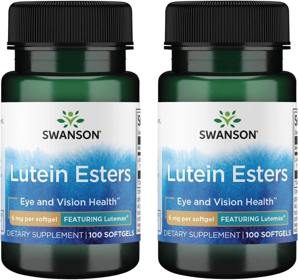 Swanson Lutein Esters - Lutemax 6 mg 100 Sgels (2 Pack)