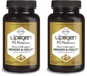 PS Plus Extra Brain Booster Supplement – 133mg Phosphatidylserine για Μνήμη, Εστίαση & Γνωστική Υποστήριξη – Premium Brain Health Formula – Προμήθεια ενός μήνα (Pack of 2-60 Softgels)