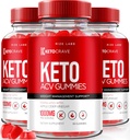 Laboratuarları (Üç Ketocrave Keto ACV Gummies, Gelişmiş Kilo Kaybı için, En Güçlü Tamam, Gomitas Yorumları (180 Gummies)