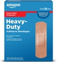 Βασική φροντίδα Ύφασμα Heavy-Duty Αυτοκόλλητα, πρώτες βοήθειες και προμήθειες φροντίδας τραύματος, ένα μέγεθος, 100 κόμης