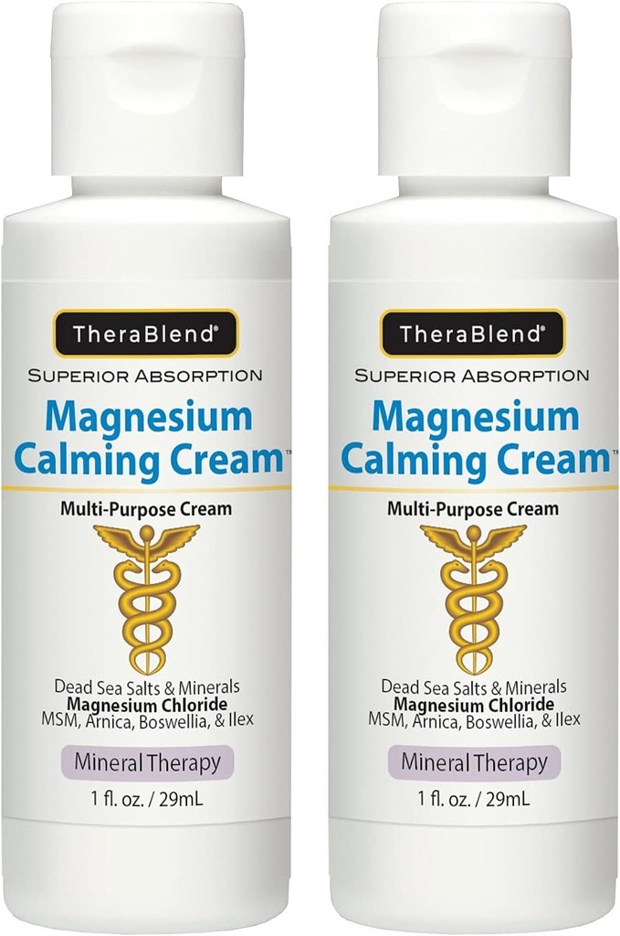 Magnezyum Calming Cream 1oz (2-Pack)