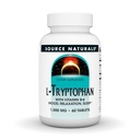 Source Naturals L-Tryptophan with Vitamin B-6 - Support Mood, Relaxation and Sleep - 1000 mg - 60 Tabletler