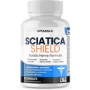 Sciatic Nerve Health Support Supplement – 10x Formula Alfa Lipoic Acid Folic Asit, Turmeric, Glucosamine, MSM, Vitamin B Kompleksi - ABD'de Yapılan - 60ct