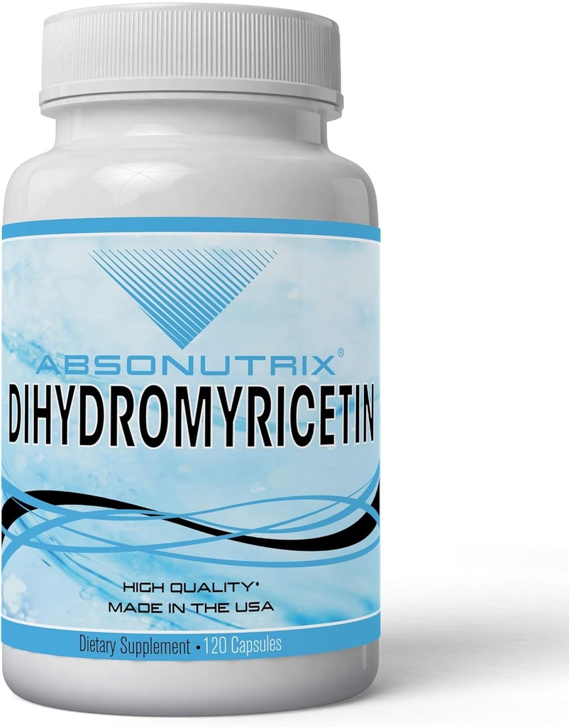 Absonutrix Dihidrmyricetin - 520 mg, 120 Hizmet, ABD'de Yapıldı, Hızlı Aborpsiyon, Kalite Potent Malzemeler, Üçüncü Taraflı Test Edildi, Non-GMO, GMP sertifikalı, Cruelty Free Products