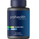 ProHealth NADH Pro - Boost NAD+ (25 mg, 60 Fast-Active lozenges) Boost Energy, Memory and Focus 