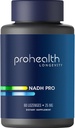 ProHealth NADH Pro - NAD + (25 mg, 60 Hızlı Oyunculuk lozenges) Enerji, Memory ve Focus | Mood Support | Antioksi | ATP Production