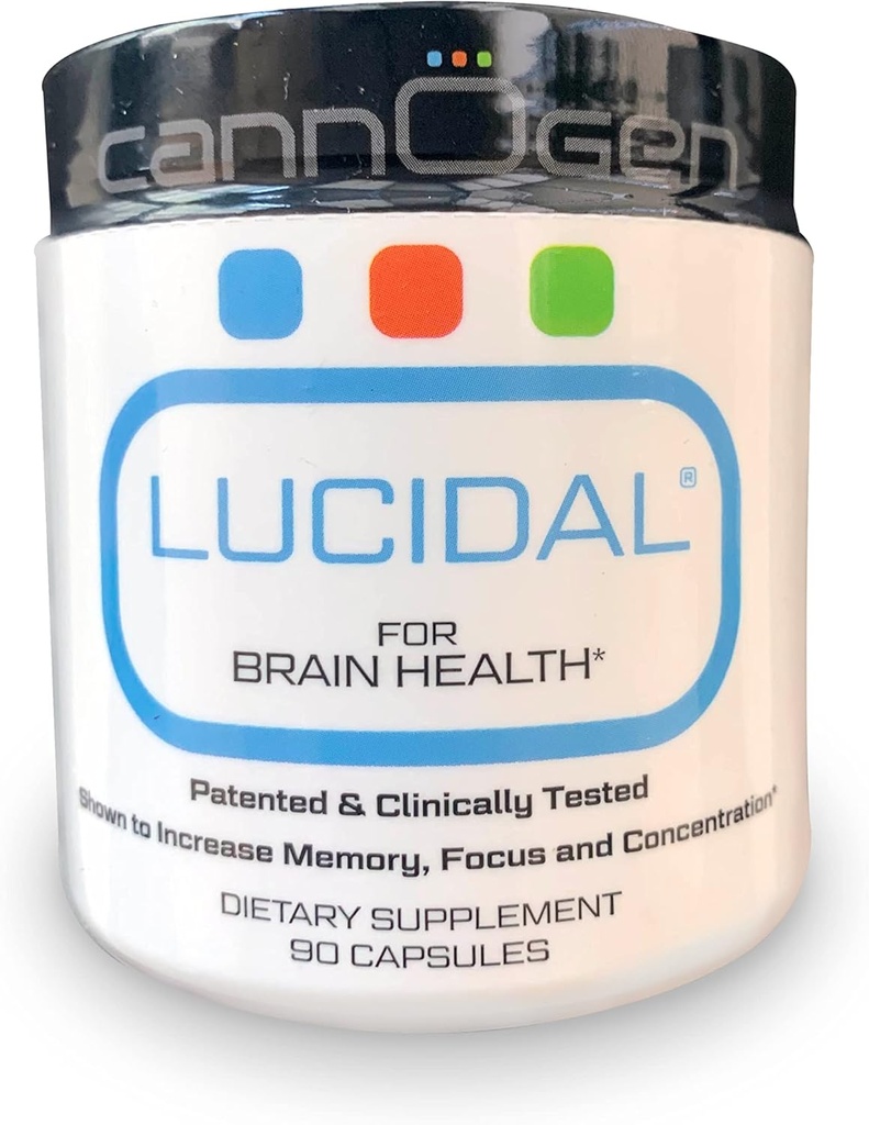LUCIDAL Nootropics Brain Supplement - Memory, Focus & Concentration için Beyin Sağlığı Destek - Erkekler ve Kadınlar için Nutrient ATM - 90 Capsules