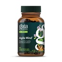Βότανα Gaia Agile Mind - Εγκεφαλική & Γνωστική Υποστήριξη Βοτανικά Συμπληρώματα - με Βιολογική Ρίζα Κουρκουμάς, Bacopa, Μαύρο Πιπέρι, και Ginkgo Biloba - 60 Vegan Liquid Phyto-Capsules (30-Day Supply)