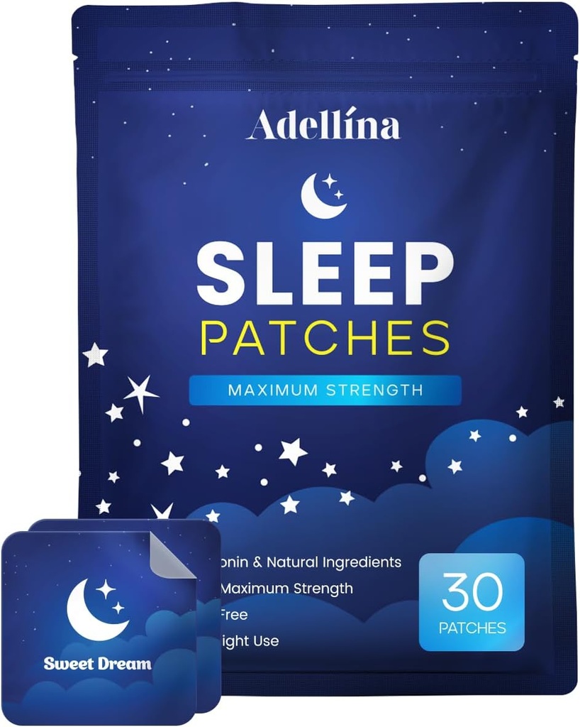 Yetişkinler Ekstra Güçlü Için Uyku Patches: Erkekler ve Kadınlar için Uyku Desteği - Daha İyi Tüm Doğal Cruelty Ücretsiz Uyku Yardım Alternatif 30 Patches