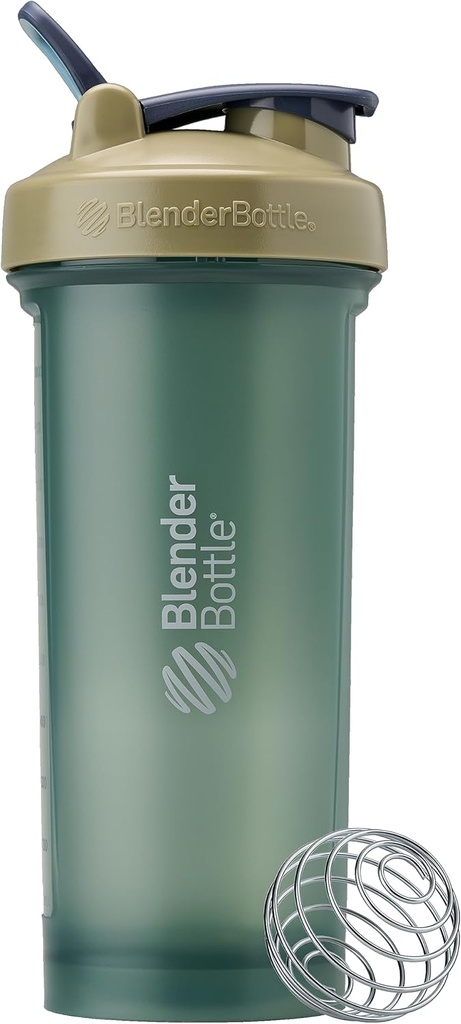 BlenderBottle Classic V2 Shaker Şişe Protein Shakes ve Pre Workout, 4-Ounce, Full Color Tan