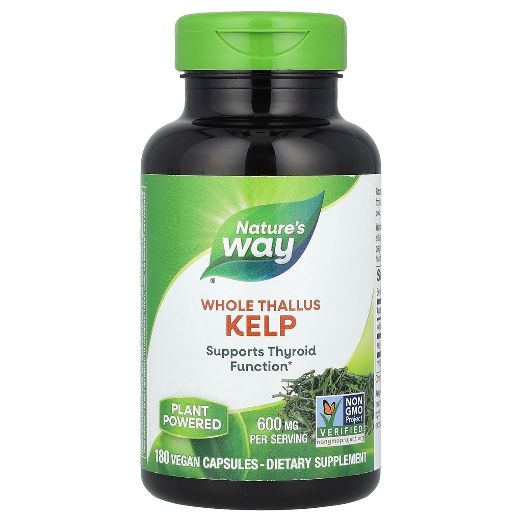 Nature's Way Kelp, 180 κάψουλες (πακέτο των 2)