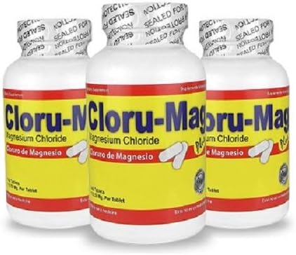 3 Pack - Magnezyum Klorid Tabletleri (Cloruro De Magnesio)