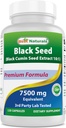 Best Naturals Μαύρος Σπόρος (Black Cumin Seed Extract 10:1) 750 mg ανά σερβιρίσματος- 120 κάψουλες