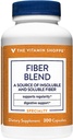 The Shoppe Fiber Mix, A Natural Source of In unknown and uli Fiber, Supports Digestive Health & Regularity (300 Capsules)