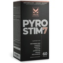 Pyro Stim 7 Metabolism ATM Fat Kayıpı Enerji Boost - Once-A-Day Termogenic with Teacrine for Focus, Appetite Control, Muscle Toning, and Mood Control (60 Capsules)