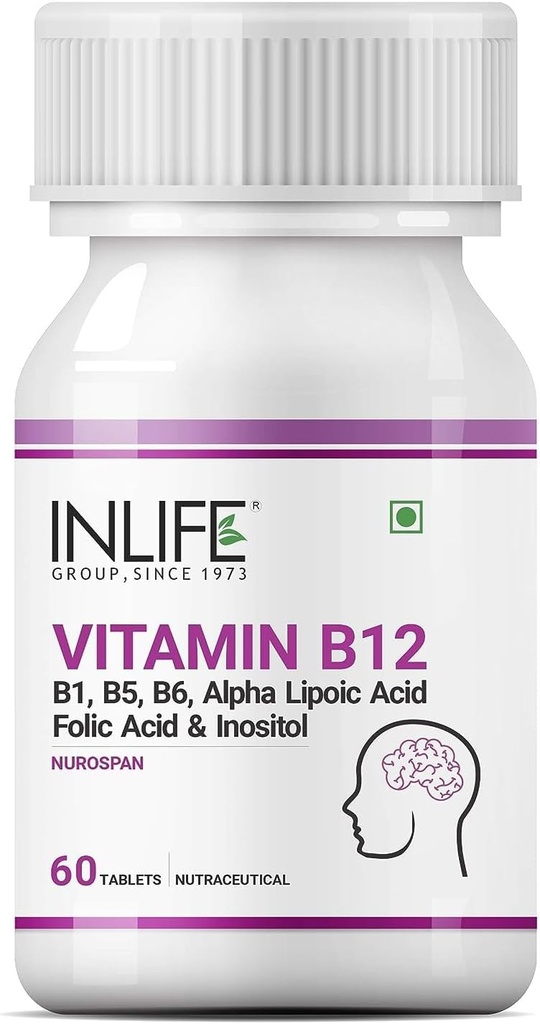 B1, B5, B6, Alfa Lipoic Asit ALA, Folic Asit, Inositol Supplements - 60