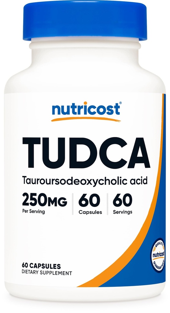 Nutricost Tudca 250mg, 60 Κάψουλες (Taurussodeoxycholic Acid) - Premium Quality