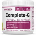 PEScience Complete-GI Gut Health Powder, Probiotics for Women and Men, Digestive Enzymes, Prebiotic Fiber, L Γλουταμίνη, Pezzin GI Ψευδάργυρος Carnosine, Raspberry Flavor, 30 Υπηρεσίες