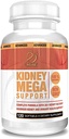 Actif Kidney Mega 10+ Gelişmiş Faktörlerle Destek, Sağlıklı Çocuk Fonksiyonlarını Geliştirir, Kidney Cleanse, Non-GMO, Fast Acting, Made in USA, 120 Count Count Count Count Count