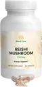 Organik Reishi Mushroom Extract Capsules - Uykuyu Geliştir, Anti-Fatigue, Cardiovascular Sağlık, Immune Support, Stress Relief, Vegan - Non-GMOMO
