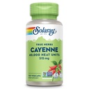 SOLARAY Cayenne Pepper Capsules with Capsaicin - Capsaicin Supplements for Powerful Wellness Support - 40.000 Heat Unit per VegCap - Vegan, Non-GMO, Gluten-Free, 60-Day Garanti, 100 Hizmet