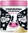 SonoHealth Cowabunga Colostrum - Premium, Pure & Unaltered Colostrum Toz Supplement - Immune Support, Gut Health, Muscle Support & Wellness - Kosher & Halal Sertifikalı Calostro