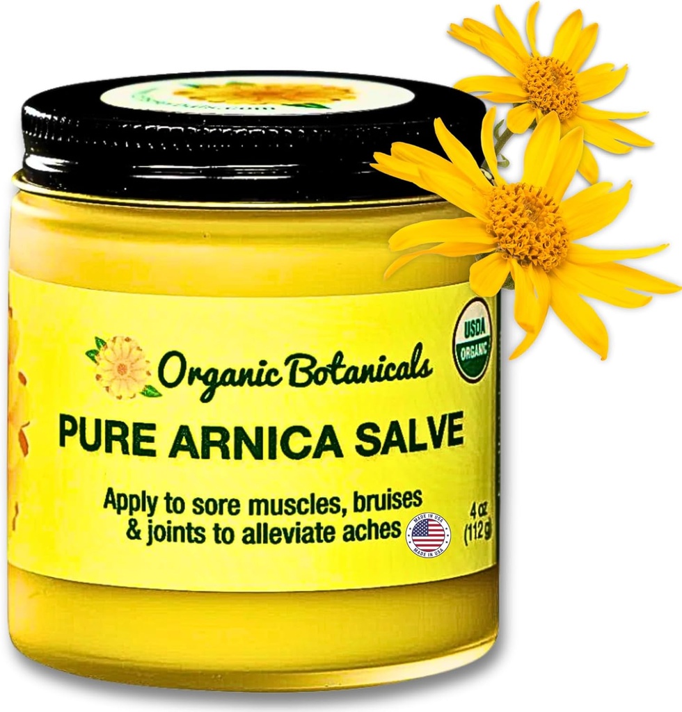 Pure Arnica Salve | Sore Muscle & Ortak Yardım Kremi Stiffness, Aches, Bruising, Swelling, Sprates & More | 4 oz Arnica Krem