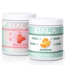 Kiala Beslenme Süper Yeşiller, Organik Yeşiller Toz, Spirulina & Chlorella Superfood Toz, Sugar & Gluten Free Vegan, Spectra Blend, Watermelon & Tropikal Slush 2 Packella