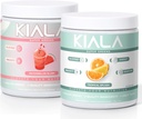 Kiala Nutrition Super Greens, Organic Greens Powder, Spirulina & Chlorella Superfood Powder, Sugar & Gluten Free Vegan, Spectra Blend, Watermelon & Tropical Slush 2 Pack