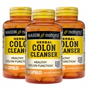 MASON NATURAL Herbal Colon Cleanser, 300 Day Supply, Diyeter Supplement Supports Digestive Health with uli Fibers, Probiyotiks & Herbs, 3 Pack
