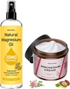 Ağrı ve Uyku için Topical Magnezyum Cream,Nighttime Magnezyum Lotion for Leg Cramps,Muscle Relaxation,Calm, Deep Hydration for Body & Skin Care - Natural and Safe for Kids.