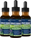 Clevers Lymphatic Drainage Drops για Lymph System Health, Χρήση με Lymph Massage Tool. 6oz