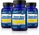 SUPER BETA PROSTATE Advanced – Reduce Bathroom Trips, Promote Sleep, Support Bladder Emptying. Prostate Supplement for Men with Beta Sitosterol, not Saw Palmetto (180 Caplets, 3-Pack)