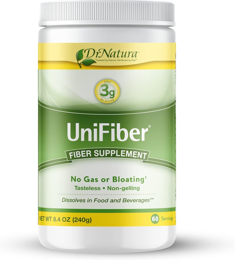Dr Naturas Dr Naturas Unifiber Natural Fiber Natural Supplement, 8,4 oz (πακέτο του 2)