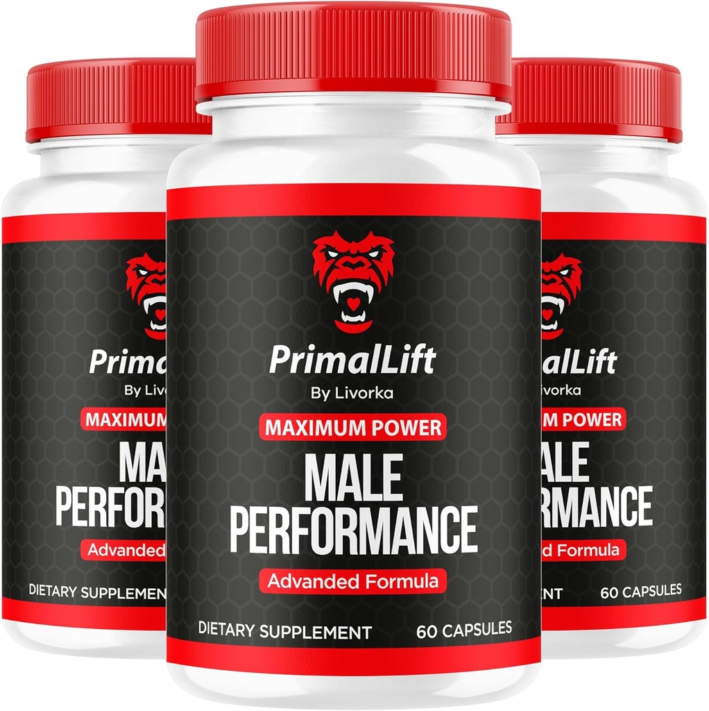 (3 Pack) Primal Asansör, Erkekler için Primal Asansör, Primal Asansör Capsules, Primal Lift Pills, Primal Lift Supplement, PrimalLift All Natural Support, Primal Lift Advanced Formula, 180 Capsules 3 Ay için 3 Ay