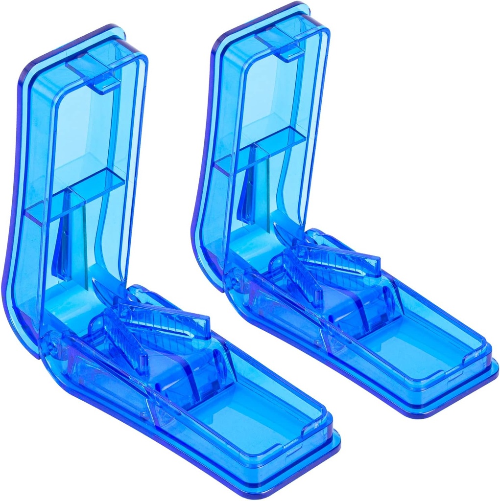 2 deploy Pill XS, Profesyonel Pill Splitter for kesim Small Pills or Large Pills in Half Half