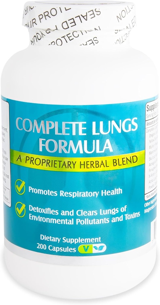 Clear Lung Proprietary Herbal Detox Blend Formula (200 κάψουλες)