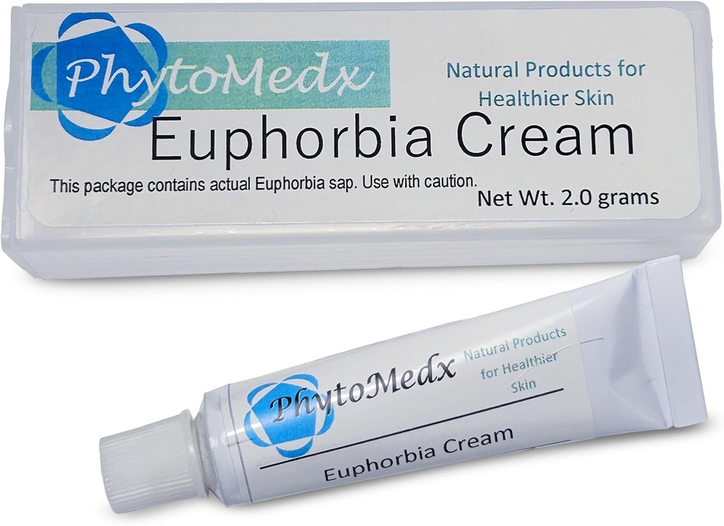 PhytoMedx - Euphorbia Krem, Radium Weed, Euphorbia Sap'nın Özel Kaynağı Sun-Damaged Skin için Easy-to-Use Skin Care Spot Cream'a formüle edildi, 2.0 g
