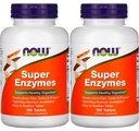 Şimdi Gıdalar Super Enzymes, 180 Tablet (180 Tabs X 2)