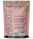 Truvani Vegan Pea Protein Toz | Vanilla Chai | 20g Organik Bitki Temel Protein | 20 Hizmet | Keto | Gluten & Dairy Free | Low Carb | No Ek Olmayan Şeker