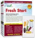 Taze Başlangıç Tamam Günlük Vitamin Paketi | Enerji ATM & Stres Desteği | A, B, C, D, E, B12, Mineraller, Amino asitler, Omega-3-6-9, Panax Ginseng, Super Greens (30 Packets)